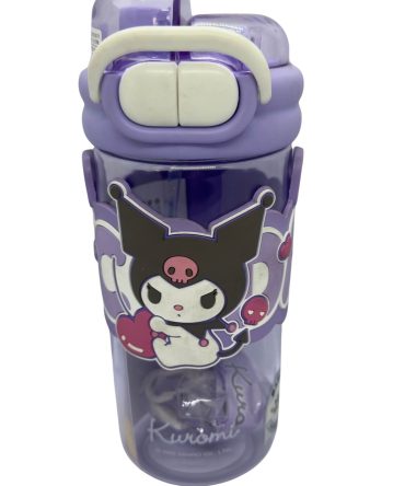 Sanrio-themed children's water bottle featuring the character Kuromi 500ml