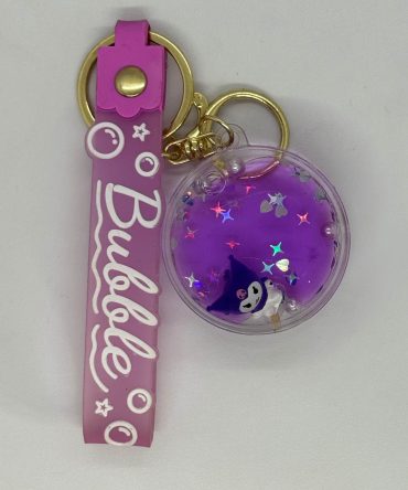 Sanrio liquid acrylic quicksand keychain