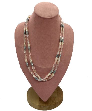 Elegant multi-strand beads necklace for women