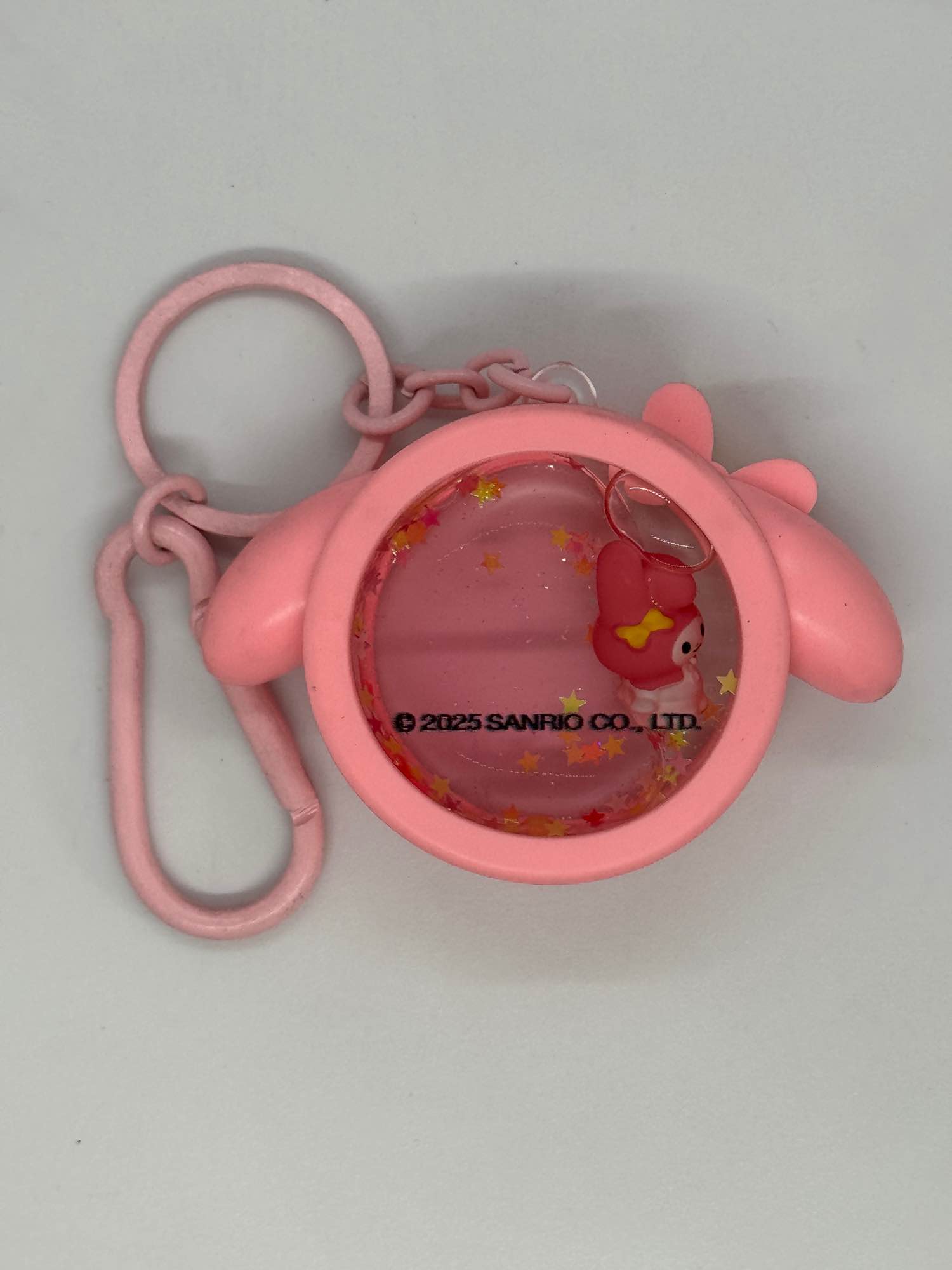 Liquid-filled keychain from Sanrio