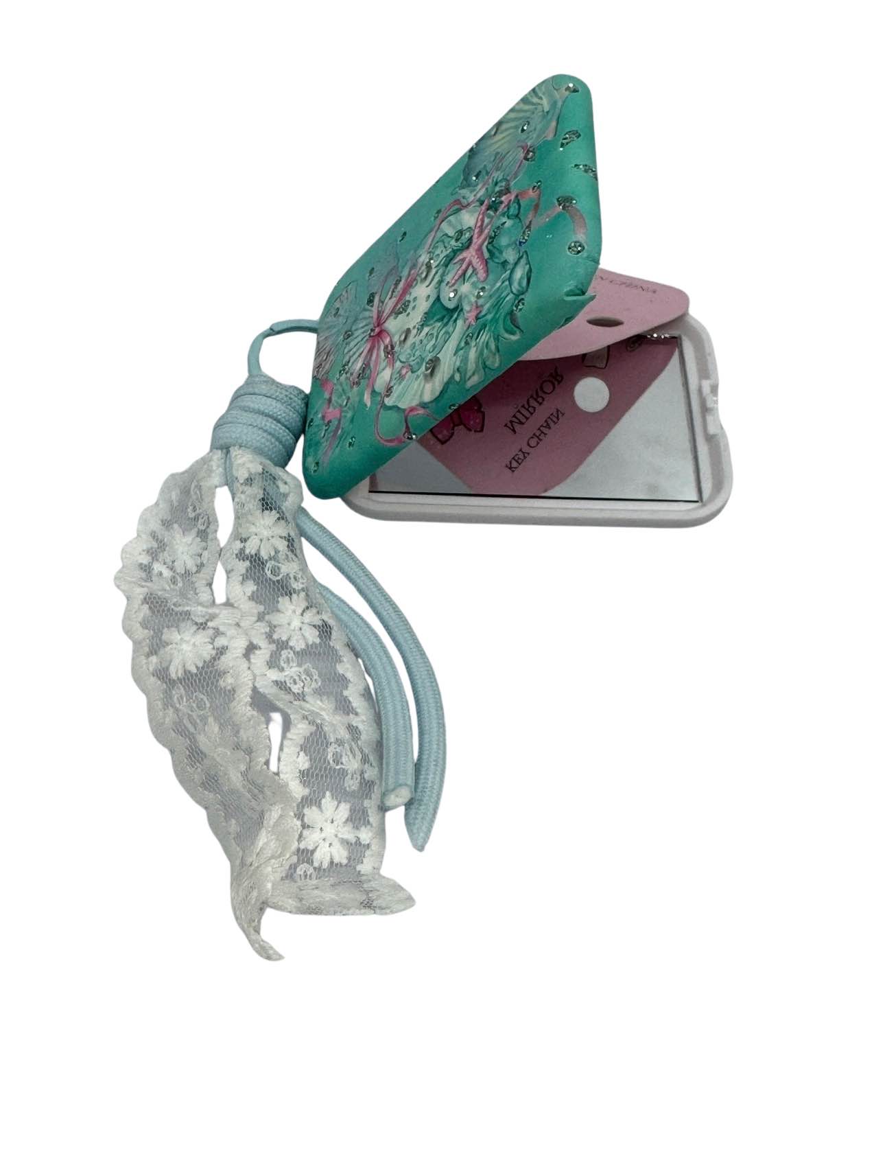 Makeup palette and keyring from the Flower Knows (Hikaka) Swan Ballet Series